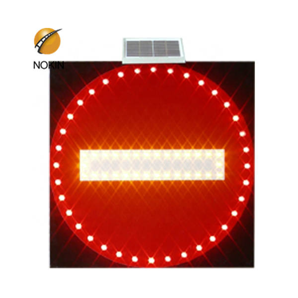 Flashing Led Slow Down Signs Hot Sale-Nokin Solar Traffic Sign